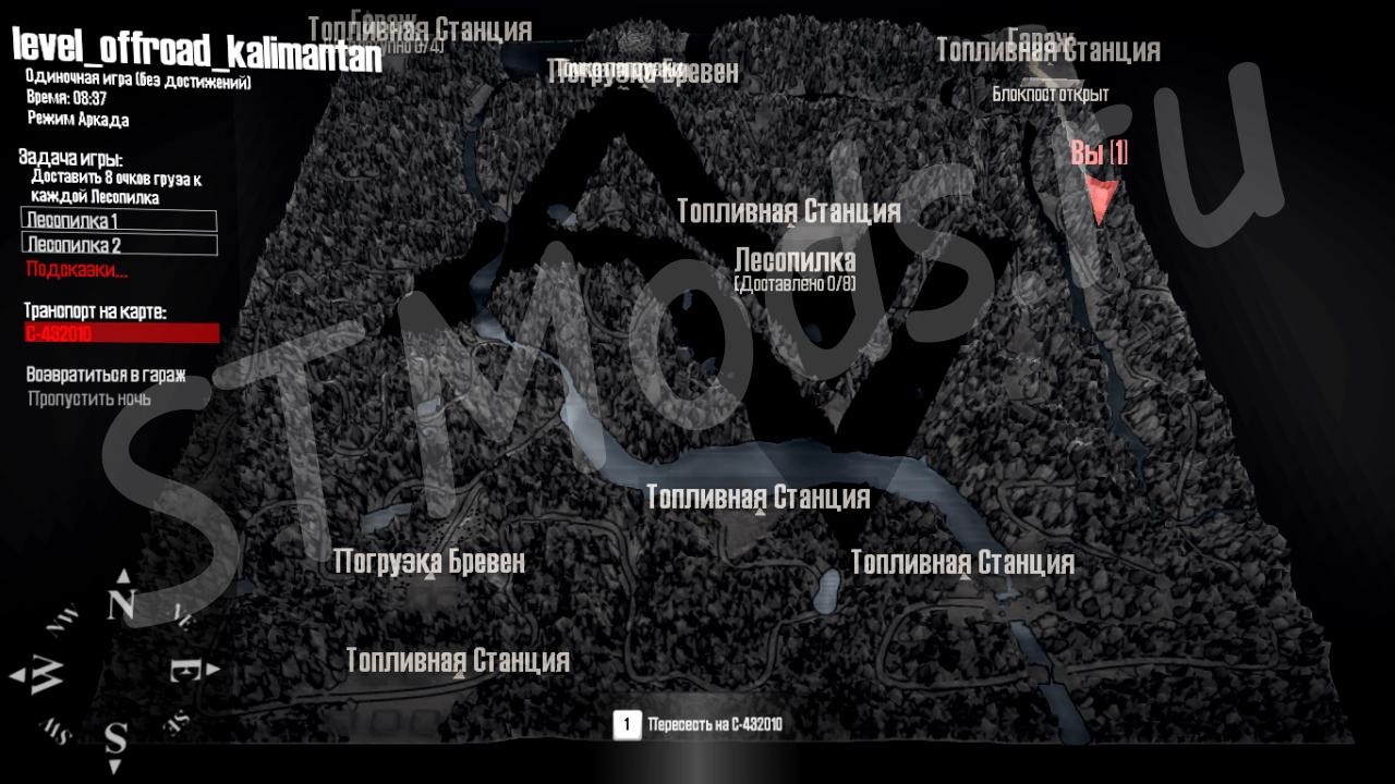 Карта «Offroad Kalimantan»версия 1.0 для Spintires: MudRunner (v07.11.17)