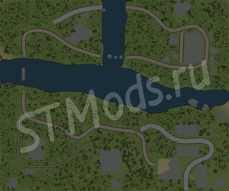 Карта «Опасное течение»версия 1.0 для Spintires: MudRunner (v07.11.17)