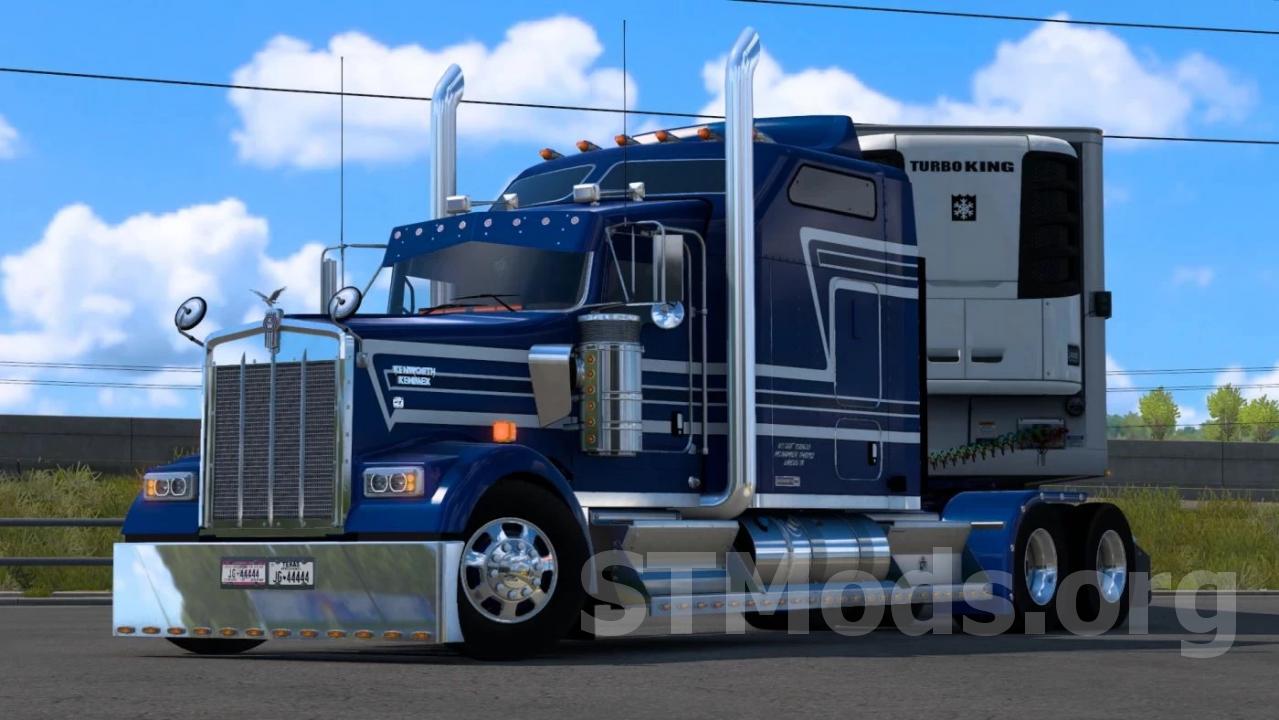 Kenworth W900L Accesories Packверсия 13.0 для American Truck Simulator (v1.58.x)