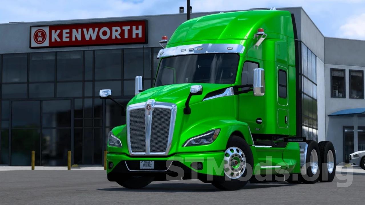 Kenworth T680 2022 Accesories Packверсия 10.0 для American Truck Simulator (v1.58.x)