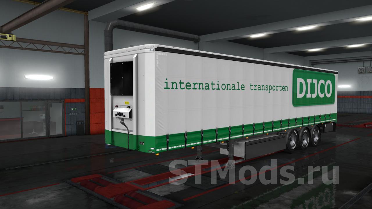 Скин «Dijco» для своего прицепаверсия 1.0 для Euro Truck Simulator 2 (v1.32.x)