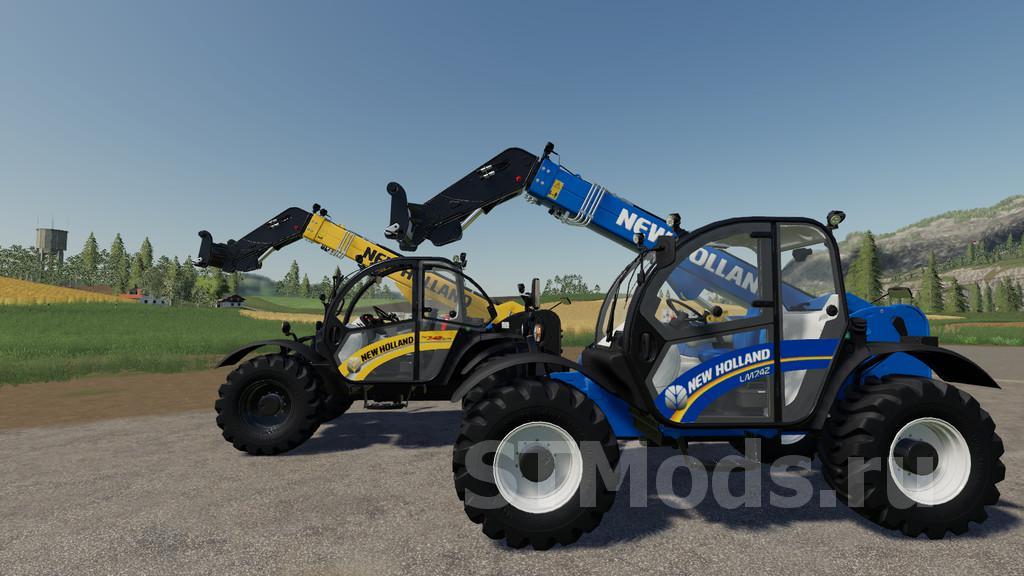 NH Telehandler Packверсия 1.0.0.0 для Farming Simulator 2019 (v1.4)