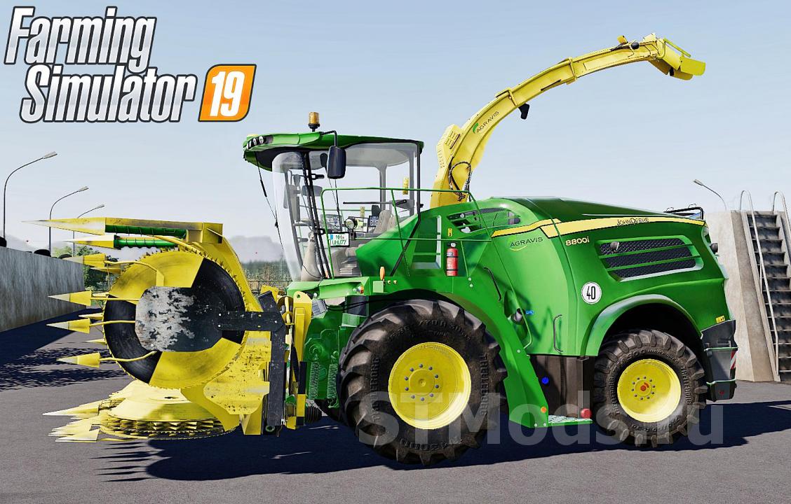 John Deere 8000 Serieверсия 2.0.0.0 для Farming Simulator 2019 (v1.4.x)