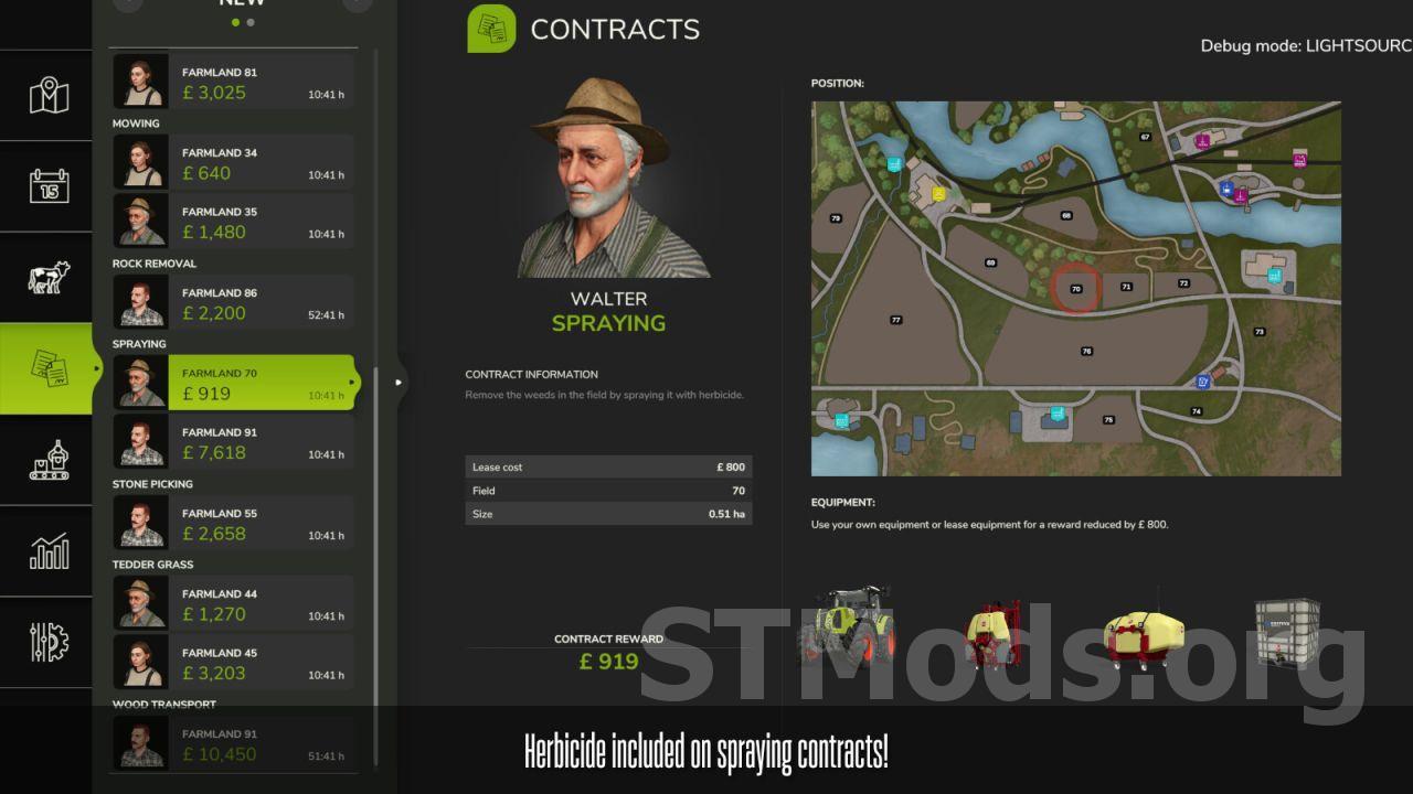 Contract Boostверсия 1.1.0.0 для Farming Simulator 2025