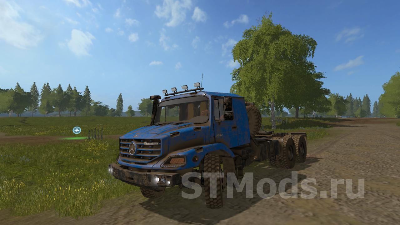 Mercedes-Benz Zetrosверсия 1.0.0.0 для Farming Simulator 2017 (v1.5.x)