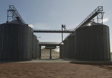 Modern grain siloверсия 1.0.0.0 для Farming Simulator 2025