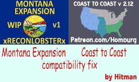 Montana Expansion Coast to Coast compatibility fixv1.0 для American Truck Simulator (v1.43.x)