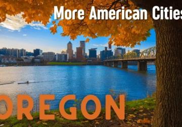More American Cities (Oregon)версия 1.1 для American Truck Simulator (v1.58.x)