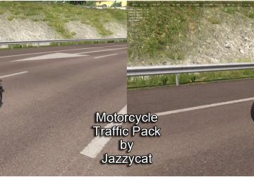Motorcycle Traffic Packверсия 6.5.14 для Euro Truck Simulator 2 (v1.57.x)