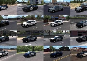 Municipal Police Traffic Packверсия 1.17.1 для American Truck Simulator (v1.51.x)