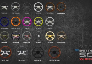New and Improved Steering Wheelверсия 1.1 для American Truck Simulator (v1.42.x, 1.43.x)