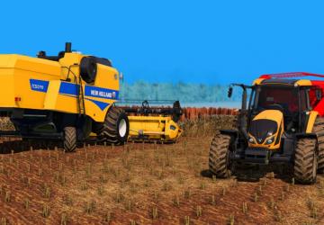 NEW HOLLAND TC 5070 AND VARIFEED 20FTверсия 1.0 для Farming Simulator 2019