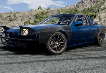 Nissan 180SXверсия 1.7 для BeamNG.drive (v0.37.x)