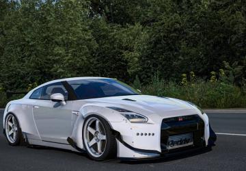 Nissan GTR 2017версия 1.6 для Euro Truck Simulator 2 (v1.52.x)