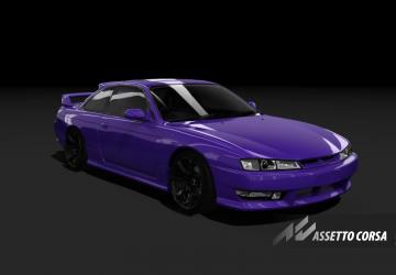 Nissan Silvia S14 Kouki Boost up S.Y-Racingv1.24 для Assetto Corsa