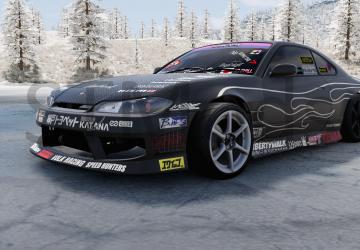 Nissan Silvia (S15)версия 1.4 для BeamNG.drive (v0.38.x)