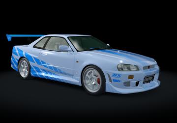 Nissan Skyline (2 Fast 2 Furious)версия 1.0 для Assetto Corsa