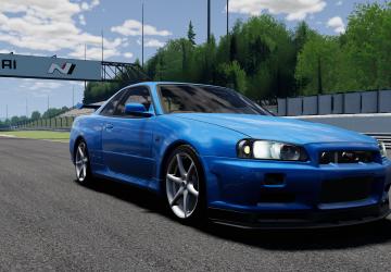 Nissan Skyline GT-R (R34)версия 1.0 для BeamNG.drive (v0.38.x)