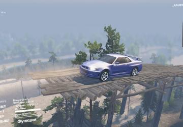 Nissan Skyline R34 NISMO GT-R Z-Tuneверсия 2.0 для SpinTires (v03.03.16)