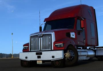 Низкое шасси для Western Star 49Xверсия 1.0 для American Truck Simulator (v1.40.x)