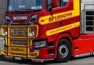 Новый кенгурятник Trux Highway для Scania 2016v1.1 для Euro Truck Simulator 2 (v1.50.x, - 1.54.x)