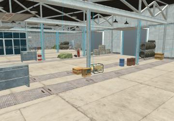 Объект для редактора карт «модель гаража»v1.0 для Spintires: MudRunner