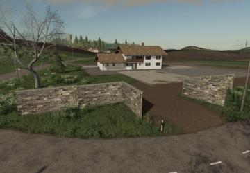 Old American Brick Wallверсия 1.0.0.2 для Farming Simulator 2019