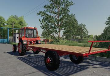 Old Bale Trailerверсия 1.0.0.0 для Farming Simulator 2019 (v1.7x)