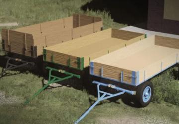 Old wooden trailerверсия 1.0.0.0 для Farming Simulator 2022