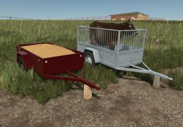 One Axle Trailerверсия 1.0.0.0 для Farming Simulator 2025