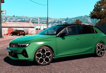 Opel Astra 2024версия 1.2 для Euro Truck Simulator 2 (v1.57.x)