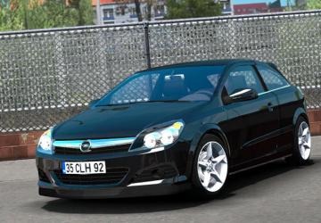 Opel Astra H GTC/OPCверсия 2.3 для American Truck Simulator (v1.50.x, - 1.57.x)