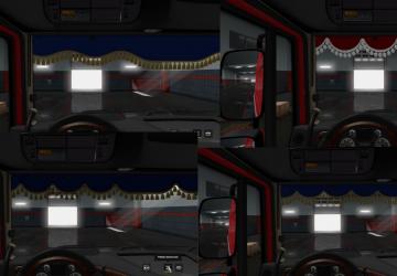 Pack Curtains DAF XF105версия 1.30 для Euro Truck Simulator 2 (v1.48)
