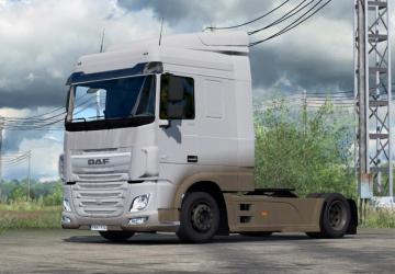 Paintable dirty skin for DAF XF Euro6версия 1.0 для Euro Truck Simulator 2 (v1.35.x, - 1.37.x)