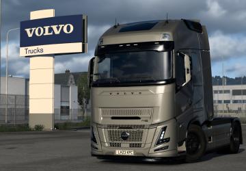 Painted parts for Volvo FH6 Aeroверсия 1.0 для Euro Truck Simulator 2 (v1.53.x)