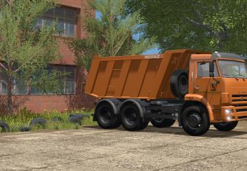 Пак КамАЗ Самосвалверсия 2.1 для Farming Simulator 2017 (v1.5.x)
