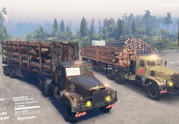Пак КрАЗ-258  для SpinTires (v03.03.16)версия 1.1.0 для SpinTires (v03.03.16)