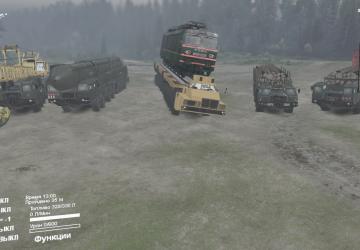 Пак Мазов Тягачейверсия 1.5 для SpinTires (v03.03.16)