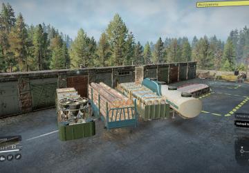 Пак прицепов и полуприцепов от Kot76RSKверсия 1.0.7 для SnowRunner (v15.0)