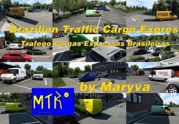 Пак трафика Brazilian Cargo Expressверсия 2.0 для Euro Truck Simulator 2 (v1.47.x)