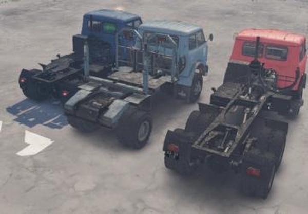 Парк модов с заме ном дефолта на грузовики серии МАЗ 500для SpinTires (v03.03.16)