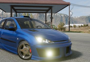 Peugeot 206версия 1.1 для BeamNG.drive (v0.30.x)