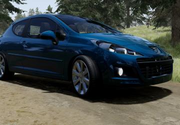 Peugeot 207версия 1.0 для BeamNG.drive (v0.36.x)