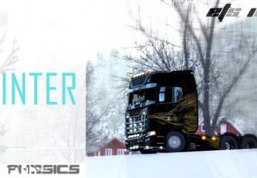 Physics of MAX Winter Roads for Frosty Winterv1.0 для American Truck Simulator (v1.57.x, 1.58.x)