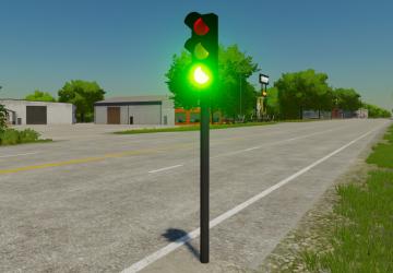 Placeable Traffic Light (Functional)версия 1.1.0.0 для Farming Simulator 2022
