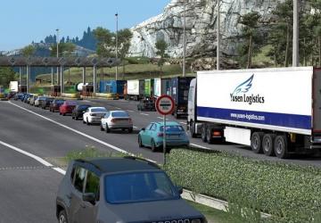 Плотность трафика и ограничения скоростиv7.2 для Euro Truck Simulator 2 (v1.43.x)