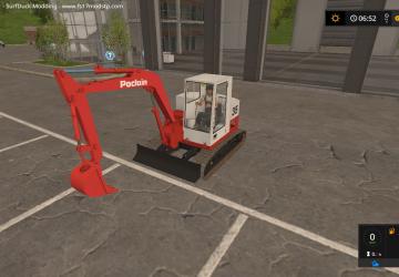 Poclain 35 - Гусеничный экскаваторверсия 1.0 для Farming Simulator 2017 (vv1.5.3.1)