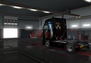 Покраска для Mercedes Actros MP4версия 1.0 для Euro Truck Simulator 2 (v1.36.x, 1.37.x)