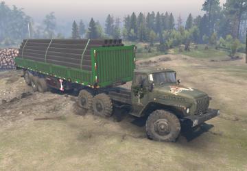 Полуприцеп Jiefangверсия 1 для SpinTires (v03.03.16 и выше)