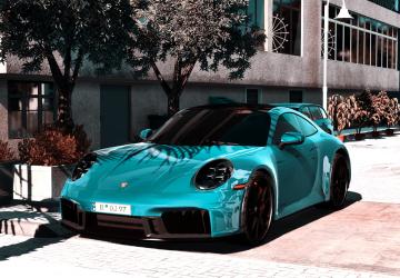 Porsche 911 Carrera GTS 2025версия 1.3 для Euro Truck Simulator 2 (v1.57.x)